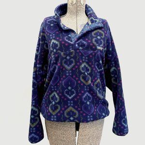 Patagonia Fleece Synchilla Snap-T Fleece Pullover in the color Ink Blue